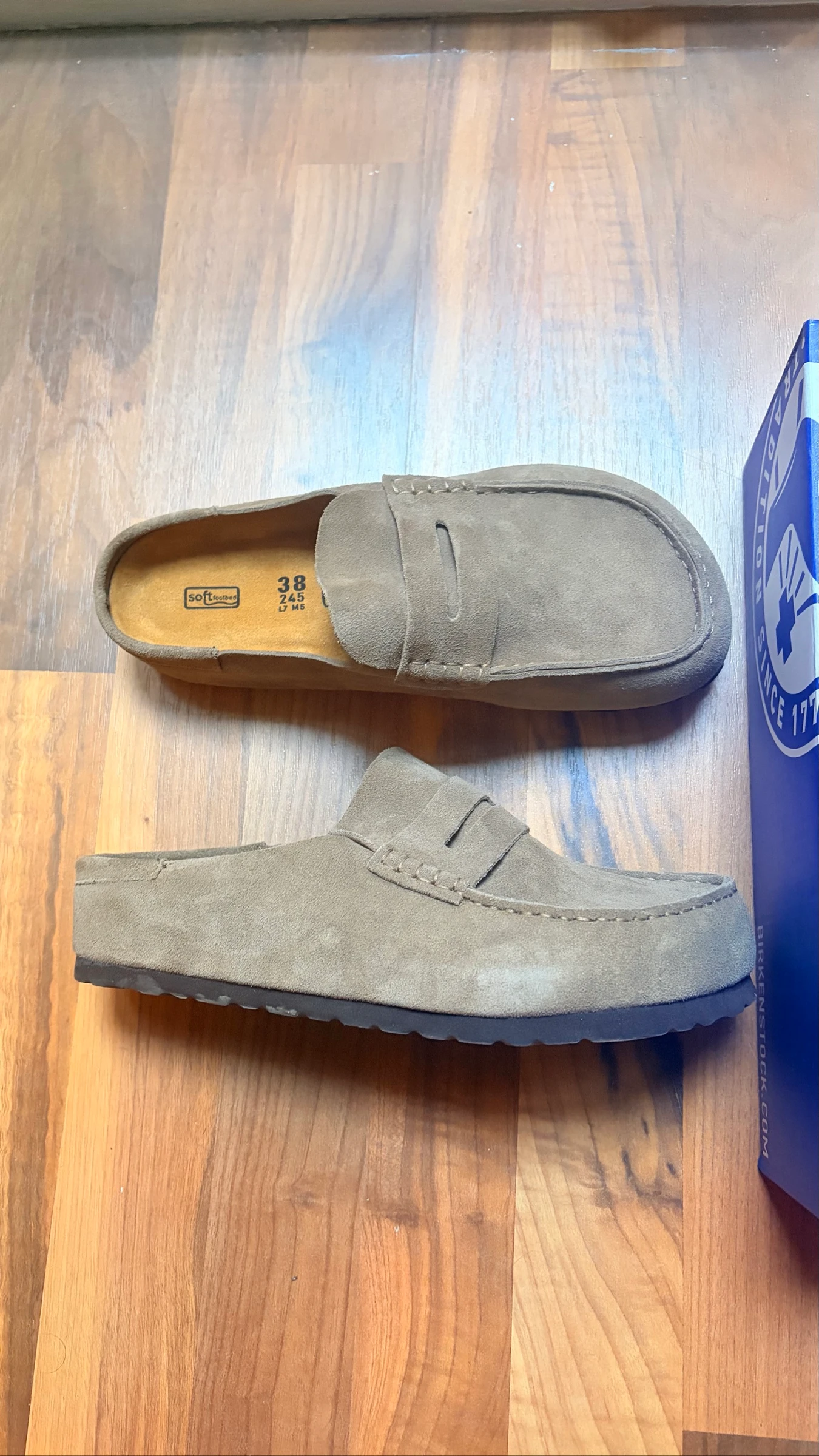 Birkenstock Naples taupe beige gris – photo 2
